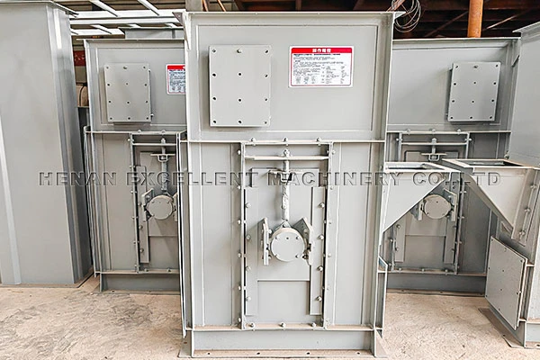 Grain Bucket Elevator Tail Section With Gravity Type Take-up Device Grain Bucket Elevator Tail Section With Gravity Type Take-up Device