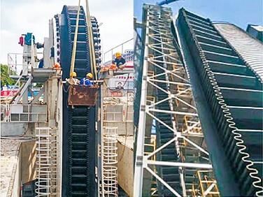 Limestone Sidewall Belt Conveyor Site-2 Limestone Sidewall Belt Conveyor Site-2